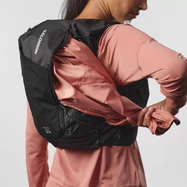  Dámsky batoh SALOMON ACTIVE SKIN 12 LC2178600 BLACK/METAL 