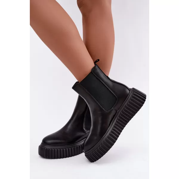  Dámske členkové topánky BIG STAR SHOES UU274334 BLACK 