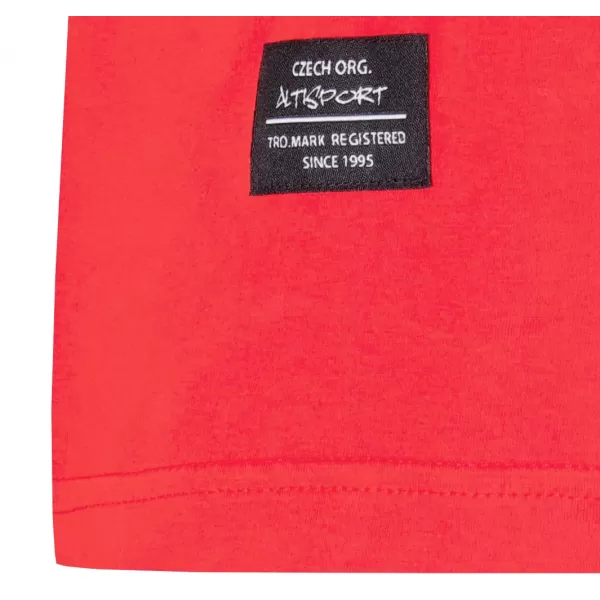  Pánske tričko ALTISPORT NP/ALMST20001 SCARLET RED 