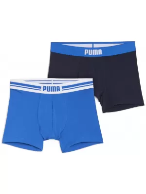 Pánske boxerky PUMA MEN EVERYDAY PLACED LOGO BOXER 2P 93847603 BLUE COMBO