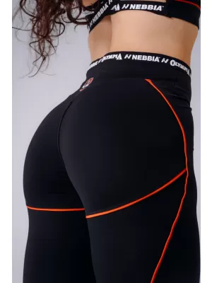 Dámske legíny NEBBIA OLYMPIA HIGH-WAIST 935 BLACK