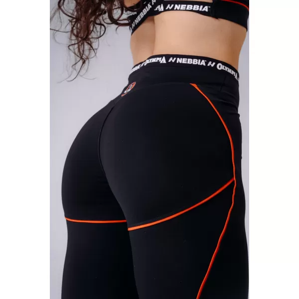  Dámske legíny NEBBIA OLYMPIA HIGH-WAIST 935 BLACK 