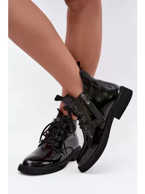 Dámske členkové topánky D&A CR62-3338 BLACK