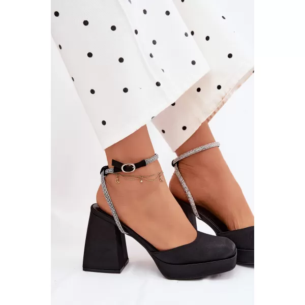  Dámske sandále BOTO H-8 BLACK 