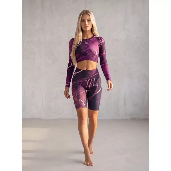  Dámske legíny nad kolená premium (nové veľkosti) ALTISPORT VOJ/ALW082LEG06 FIALOVÁ 