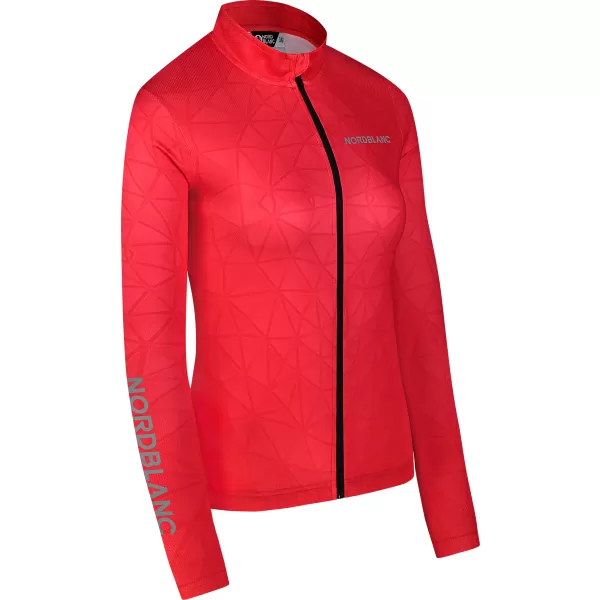  Dámsky cyklo dres NORDBLANC VELOFLOW NBSLF8105 ČERVENÁ 