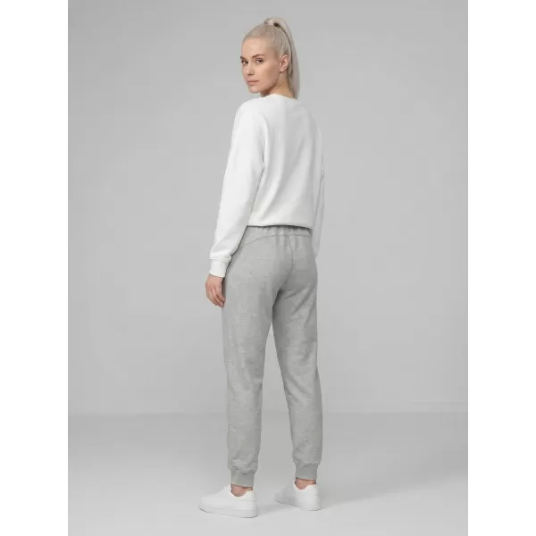  Dámske nohavice 4F WMM00TTROF1659 COLD LIGHT GREY MELANGE 