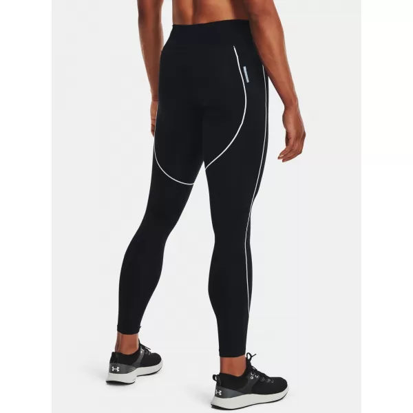  Dámske termo legíny UNDER ARMOUR UA RUSH CG NOVELTY LEGGING 1365720-001 ČIERNA 