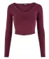 Dámske tričko URBAN CLASSICS TB7729-01151 CHERRY