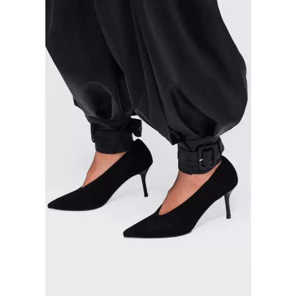  Dámske nohavice OMBRE OW-PA-E0022 BLACK 
