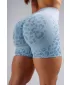 Kompresné push-up šortky s leopardím vzorom NEBBIA PRIMAL 856 BLUE LEOPARD