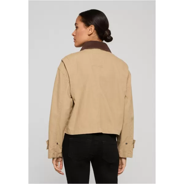  Dámska bunda URBAN CLASSICS TB7726 UNION BEIGE 