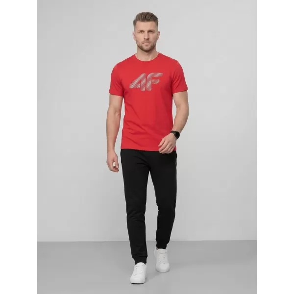  Pánske tričko 4F WMM00TTSHM3342 RED 