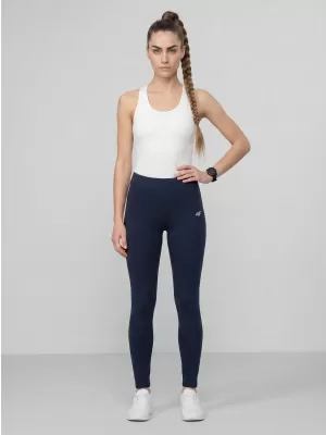 Dámske legíny 4F WMM00TTIGF296 NAVY