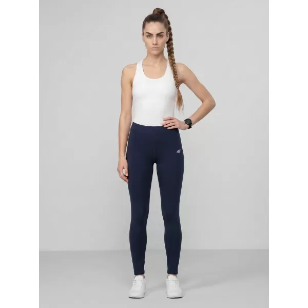  Dámske legíny 4F WMM00TTIGF296 NAVY 