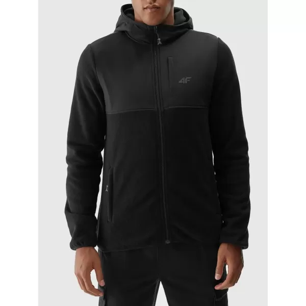  Pánska mikina 4F WMM00TSWSM1768 DEEP BLACK 