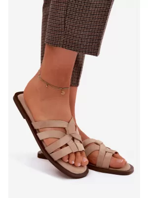 Dámske šľapky BOTO 9826 BEIGE