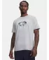 Pánske tričko UNDER ARMOUR M 60/40S ARMOR GLOBE SS 6009261-011 ŠEDÁ