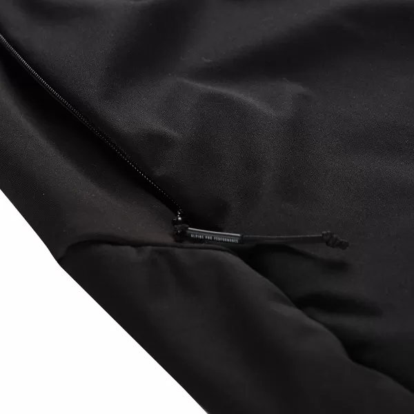  Pánske softshellové nohavice ALPINE PRO ABAR 2 BLACK 