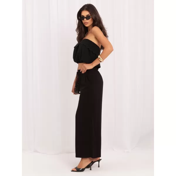  Dámske nohavice SUBLEVEL D73761AG62237L BLACK 