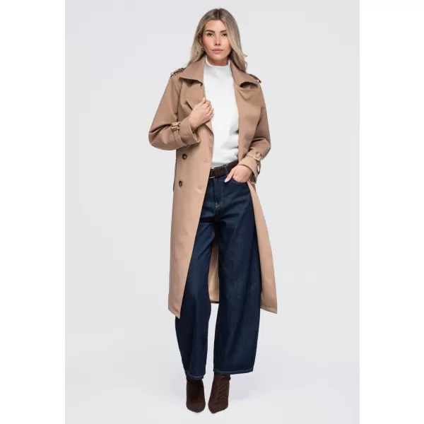  Dámsky kabát OMBRE OW-CT-E0003 BEIGE 