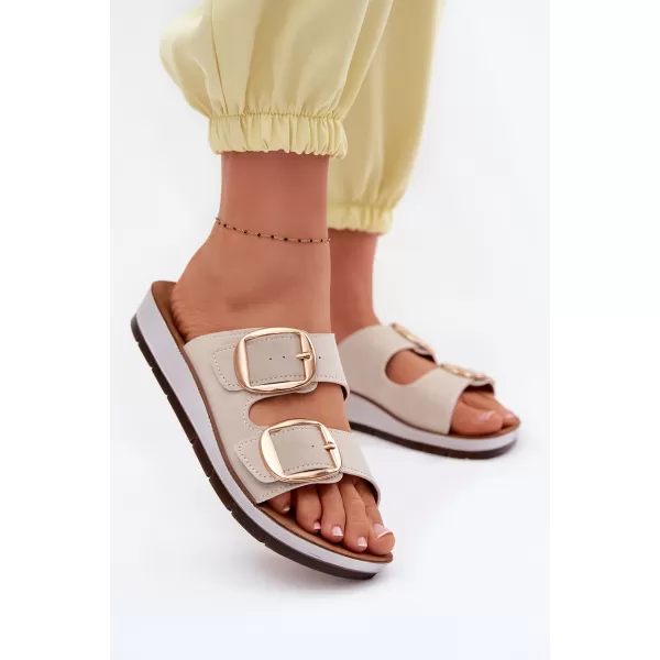  Dámske šľapky INBLU CP000061 BEIGE 