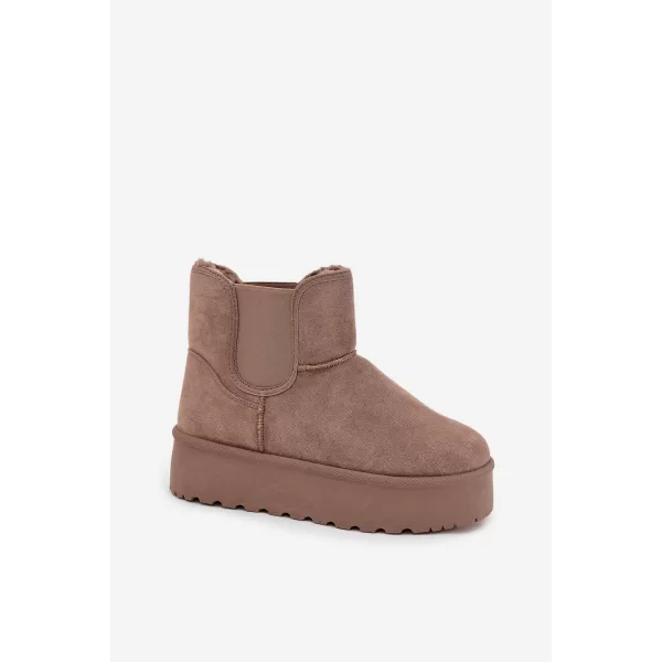  Dámske snehule BOTO 25BT26-9243 KHAKI 