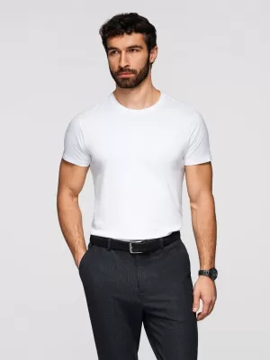 Pánske tričko OMBRE OM-TSBS-0268 WHITE