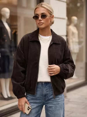 Dámska bunda DSTREET TY6053 HNEDÁ