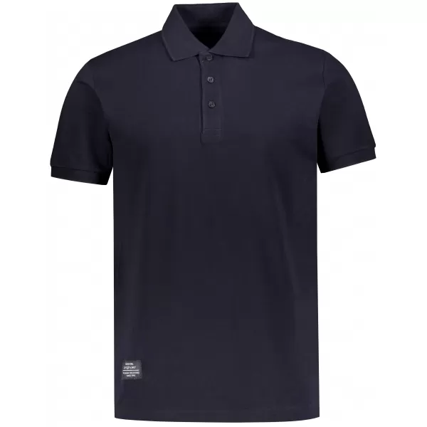  Pánske tričko s golierom ALTISPORT NP/ALMST90601 BLACK OPAL 
