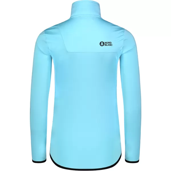  Dámska powerfleece mikina NORDBLANC CRISP NBSFL8338 SVETLO MODRÁ 