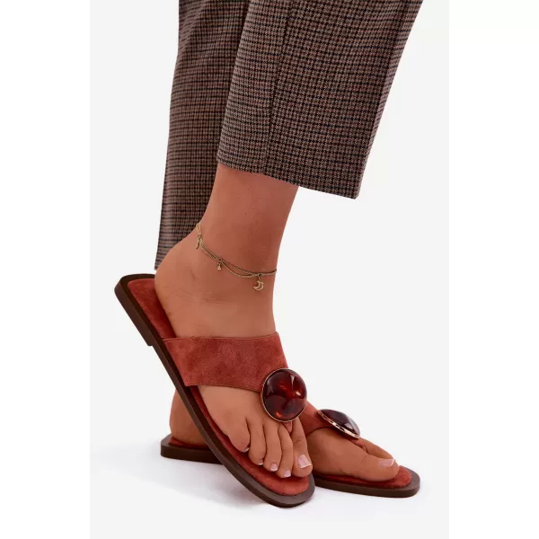  Dámske žabky BOTO 9825 ORANGE 