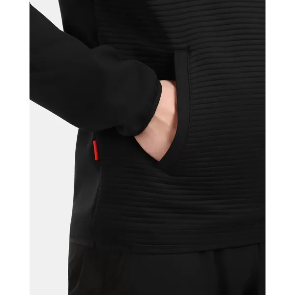  Pánska fleece mikina KILPI DELEG-M 1M0211KI ČIERNA 