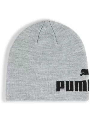 Čiapka PUMA ESS MID CROWN CUFFLESS BEANIE 026411-02 LIGHT GRAY HEATHER/ LIGHT GRAY HEATHER/PUMA BLACK