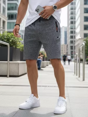 Pánske kraťasy DSTREET SX2229 TMAVO ŠEDÁ