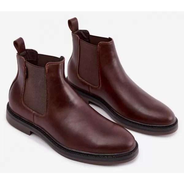  Pánske topánky BIG STAR SHOES UU174279 BROWN/BEIGE SHADOWS 