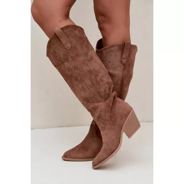  Dámske čižmy BOTO CLS-627 BROWN 