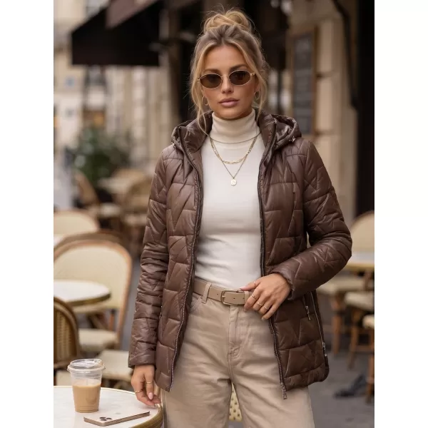  Dámska bunda DSTREET TY5796 HNEDÁ 