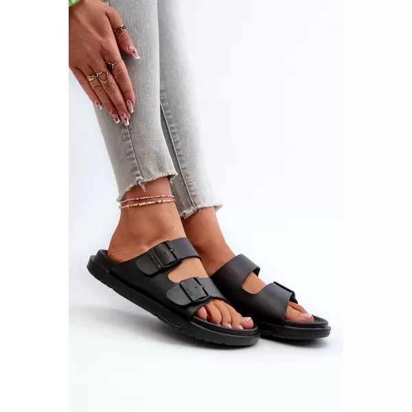  Dámske šľapky BIG STAR SHOES NN274A750 BLACK 