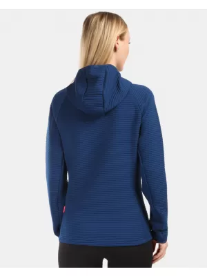 Dámska fleece mikina KILPI TANALI-W 1L0202KI TMAVO MODRÁ