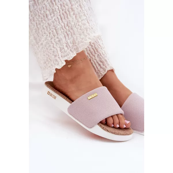  Dámske šľapky BIG STAR SHOES RR274A105 PINK 