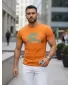 Pánske tričko DSTREET NX5020R ORANŽOVÁ