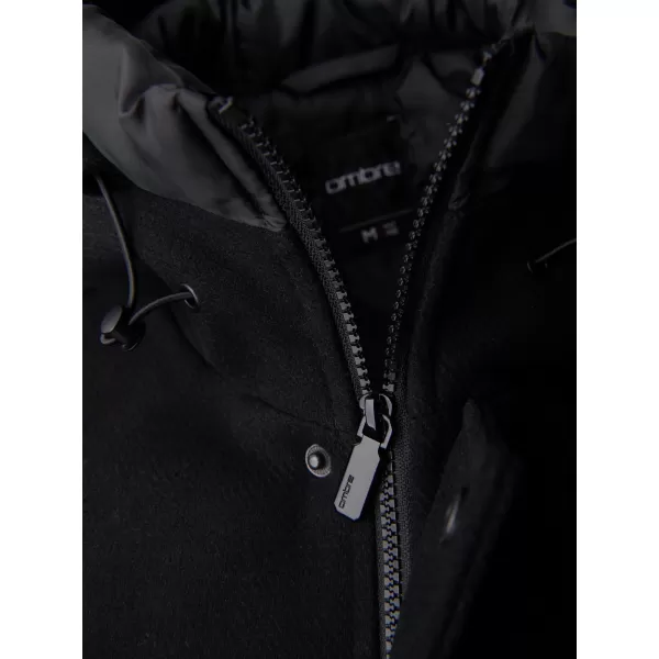  Pánska parka OMBRE OM-COWC-0161 BLACK 