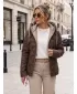 Dámska bunda DSTREET TY5883 HNEDÁ