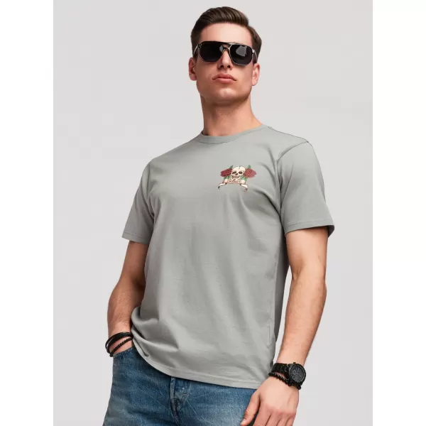  Pánske tričko OMBRE OM-TSPT-0257 GREY 