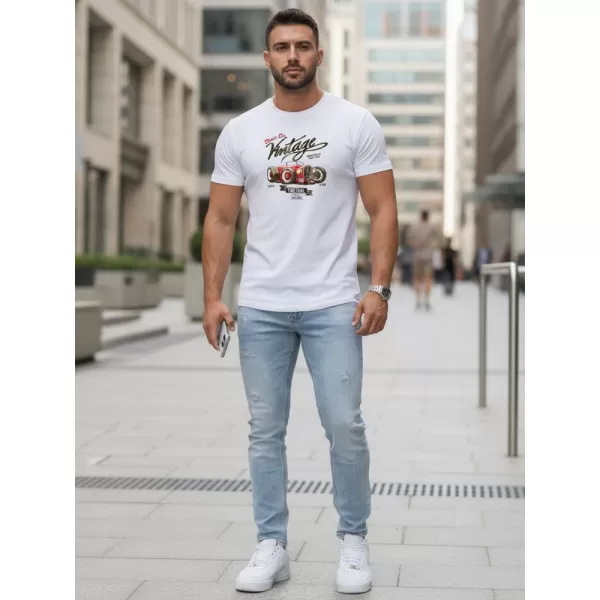  Pánske tričko DSTREET NX5094R-WH BIELA 