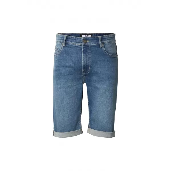  Pánske kraťasy URBAN CLASSICS TB8457 MID DEEP BLUE WASHED 