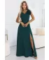 Dámske šaty NUMOCO 669-1 FĽAŠKOVÁ ZELEŇ