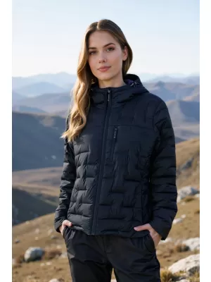 Dámska zimná ultraľahká bunda ALPINE PRO ROGITA 3 MOONLIT OCEAN