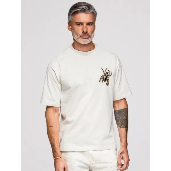  Pánske tričko OMBRE OM-TSCT-0277 OFF-WHITE 